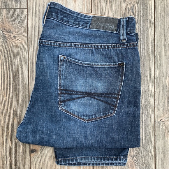 Express Rocco Slim Fit Straight Leg Jeans. - Picture 8 of 8